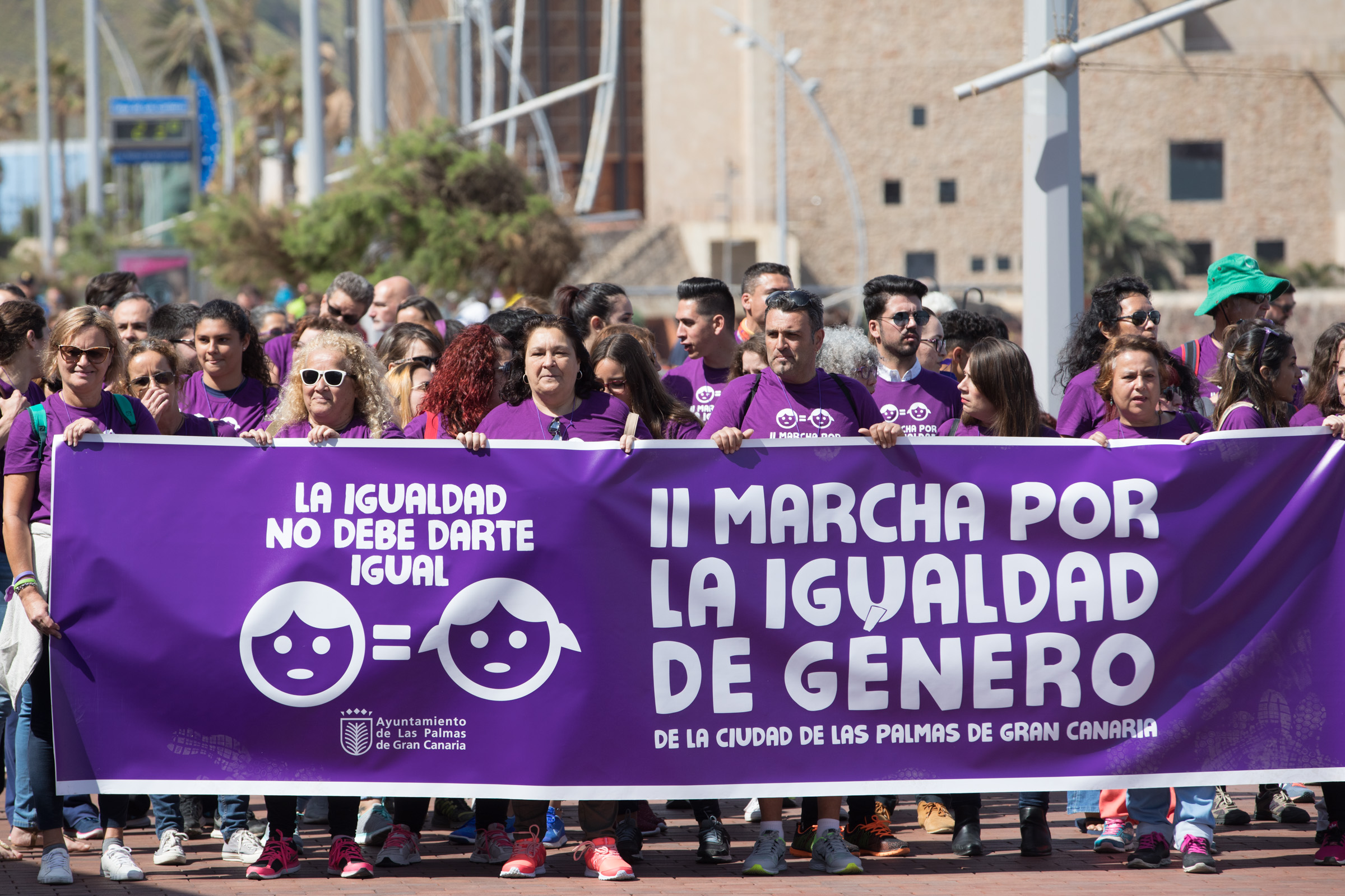 Marcha por la igualdad en Las Palmas de Gran Canaria