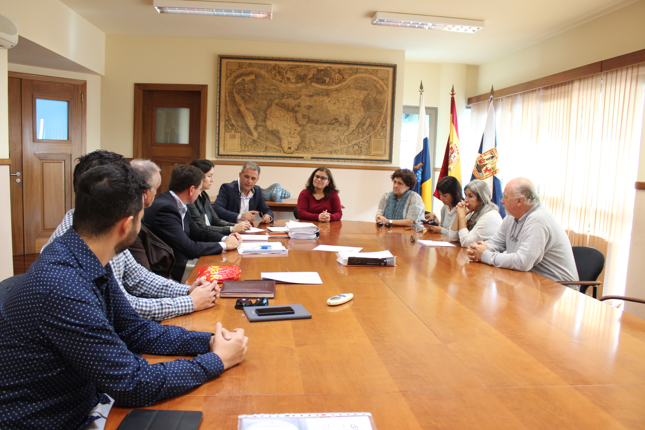 Reunión de directores de los centro educativos de Candelaria