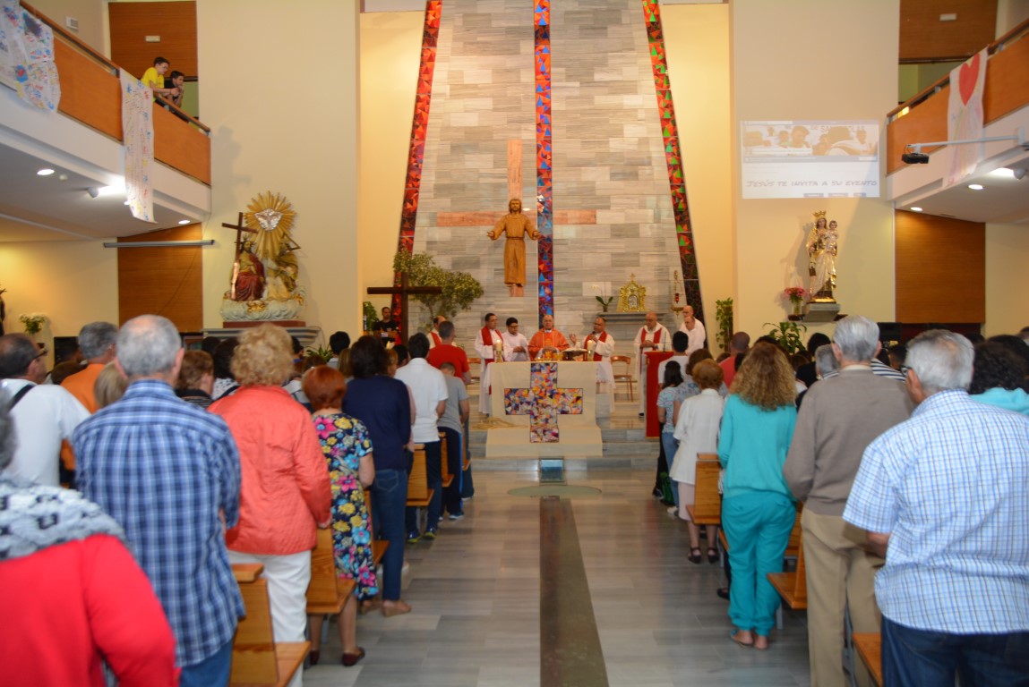 Encuentro Diocesano de Jóvenes en la iglesia de El Tablero