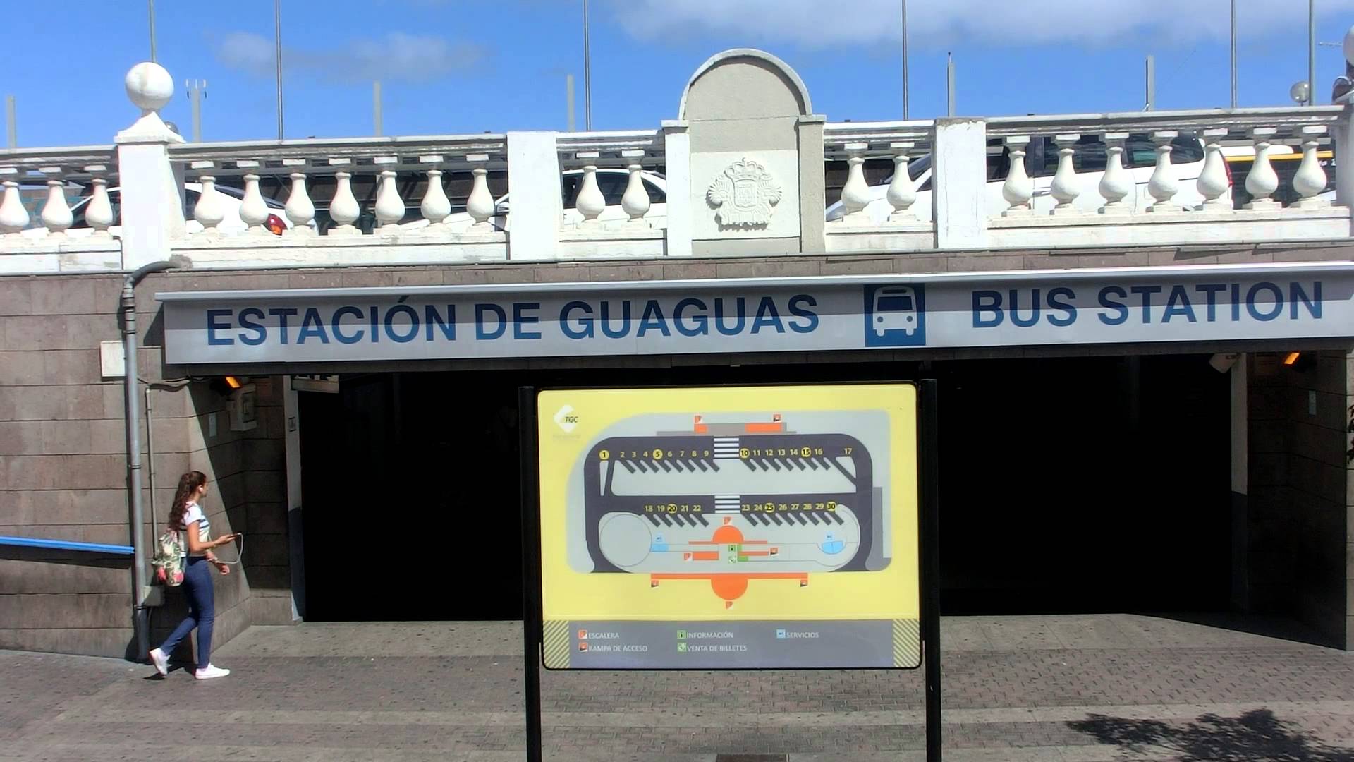 Estación de guaguas de San Telmo en Las Palmas de Gran Canaria