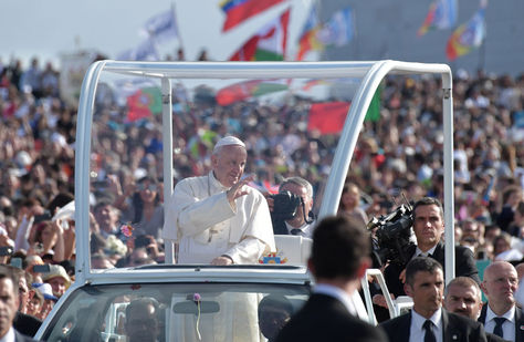 El Papa Francisco de visita en Fátima, Portugal