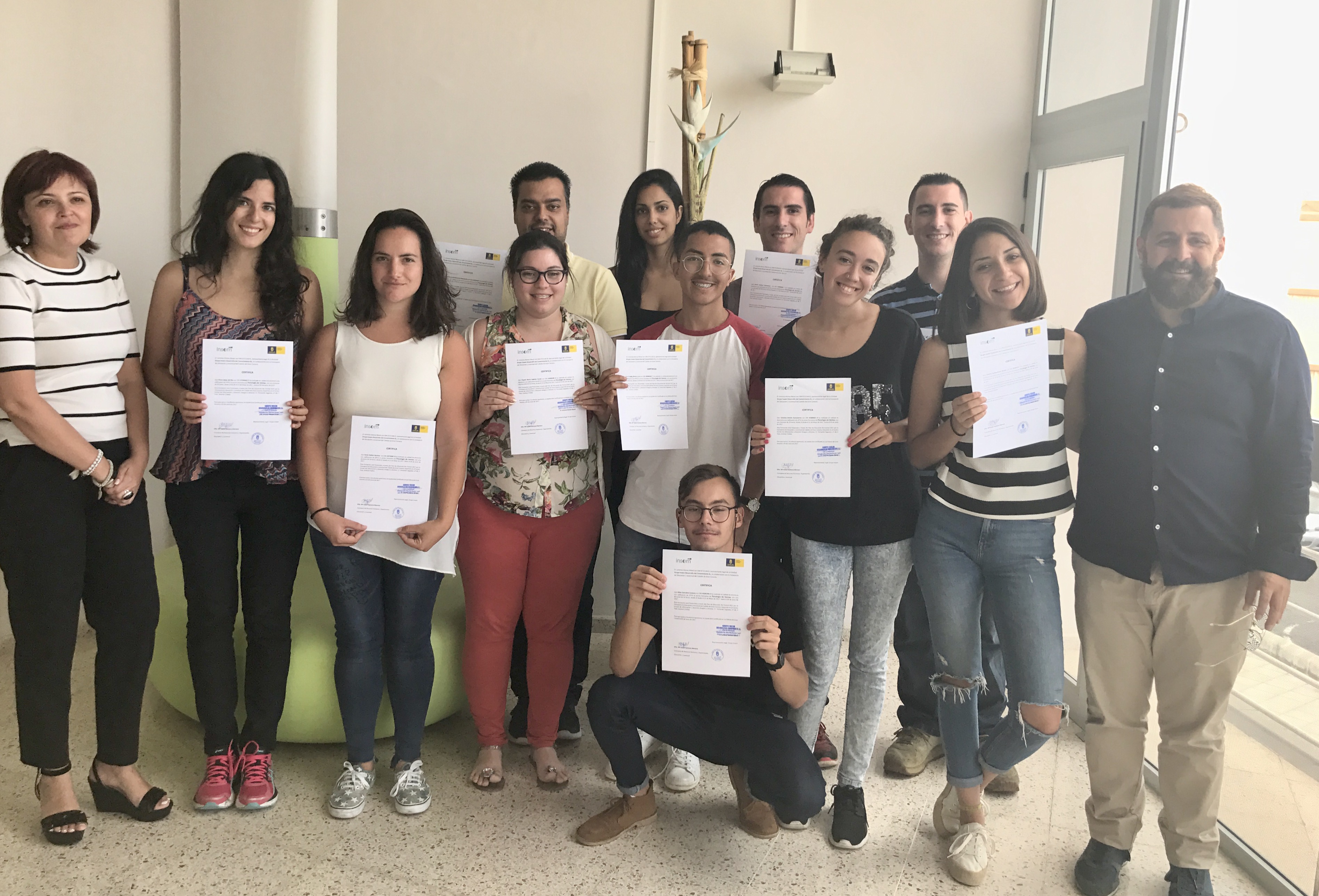 Alumnos de curso de psicología de ventas del Cabildo de Gran Canaria