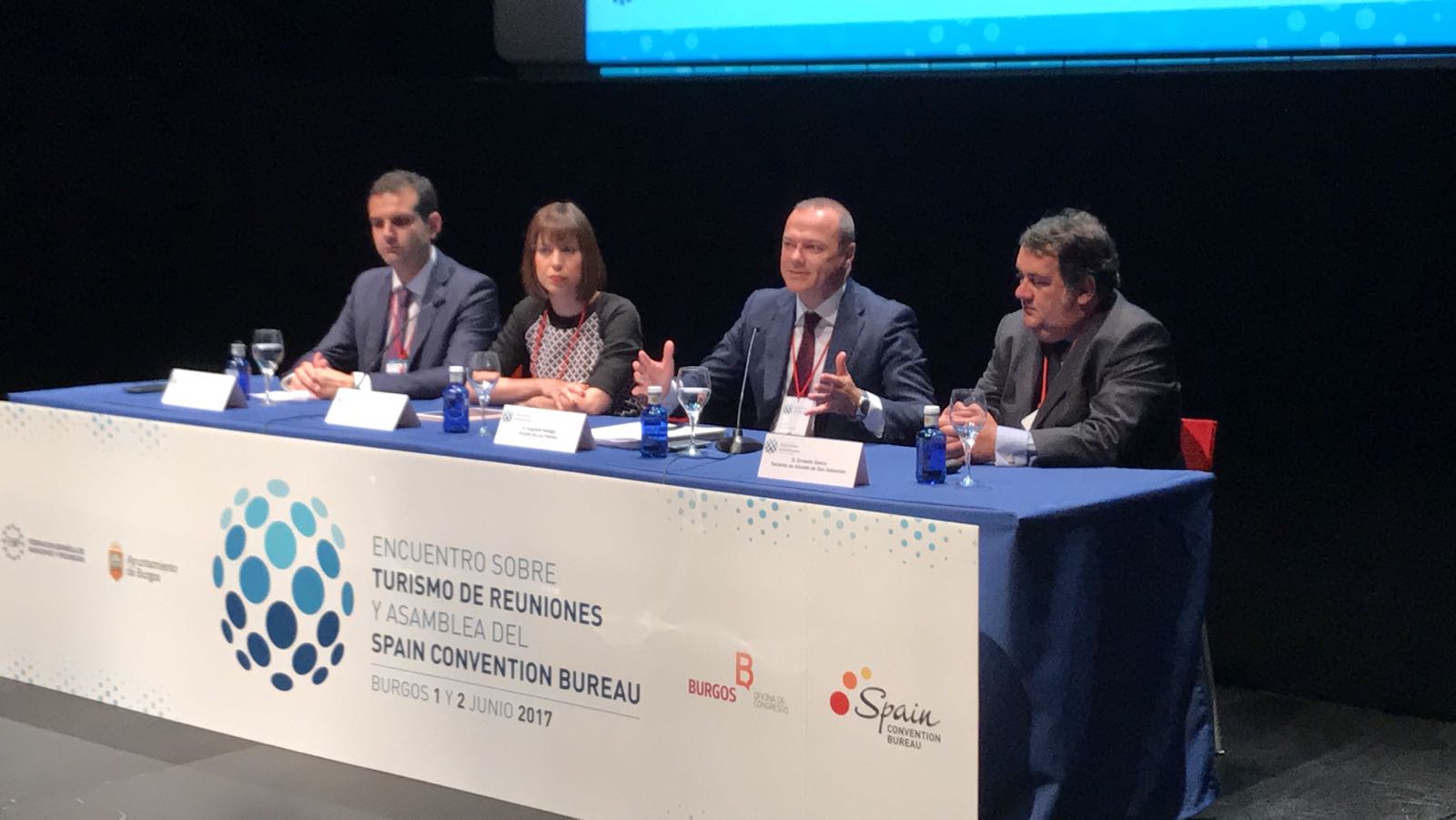 El alcalde de Las Palmas de Gran Canaria, Augusto Hidalgo en la Asamblea de Spain Convention Bureau