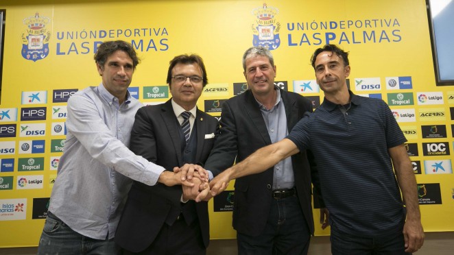 Juan Carlos Valerón, Manolo Márquez, Toni Cruz y Paquito Ortiz
