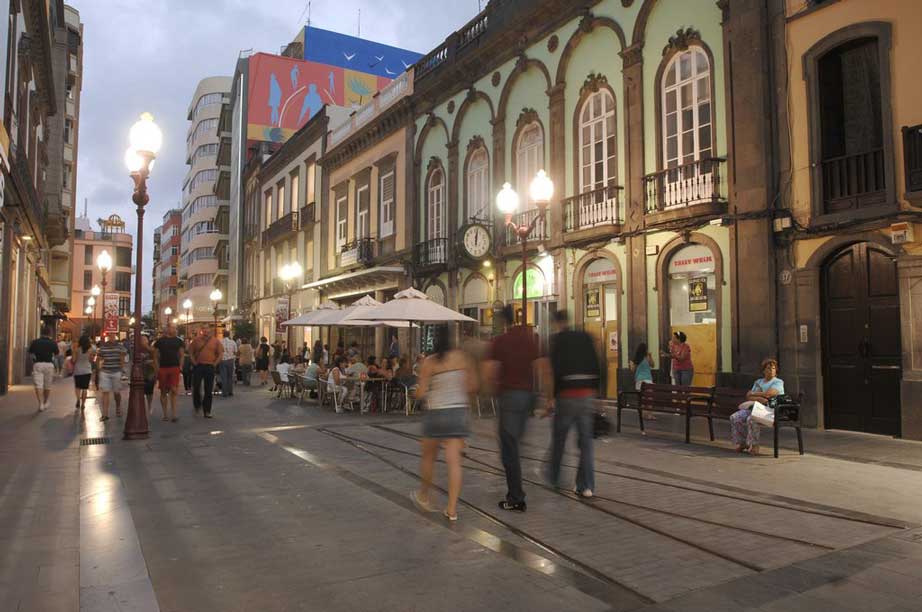 Calle Triana de Las Palmas de Gran Canaria