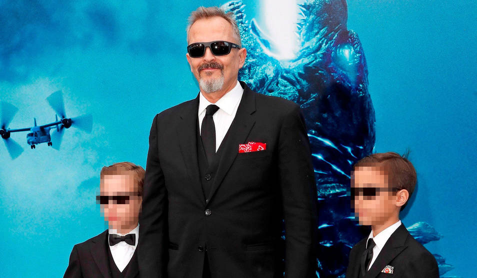 Miguel Bosé y sus hijos Tadeo y Diego