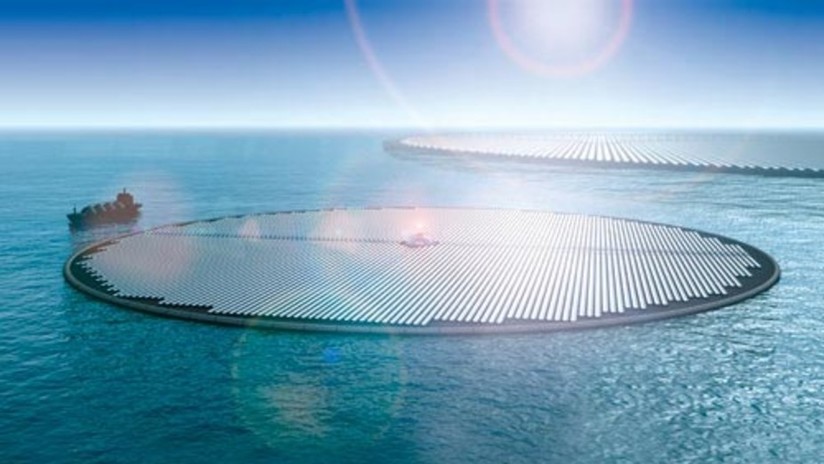 Islas flotantes construidas para reducir el dióxido de carbono