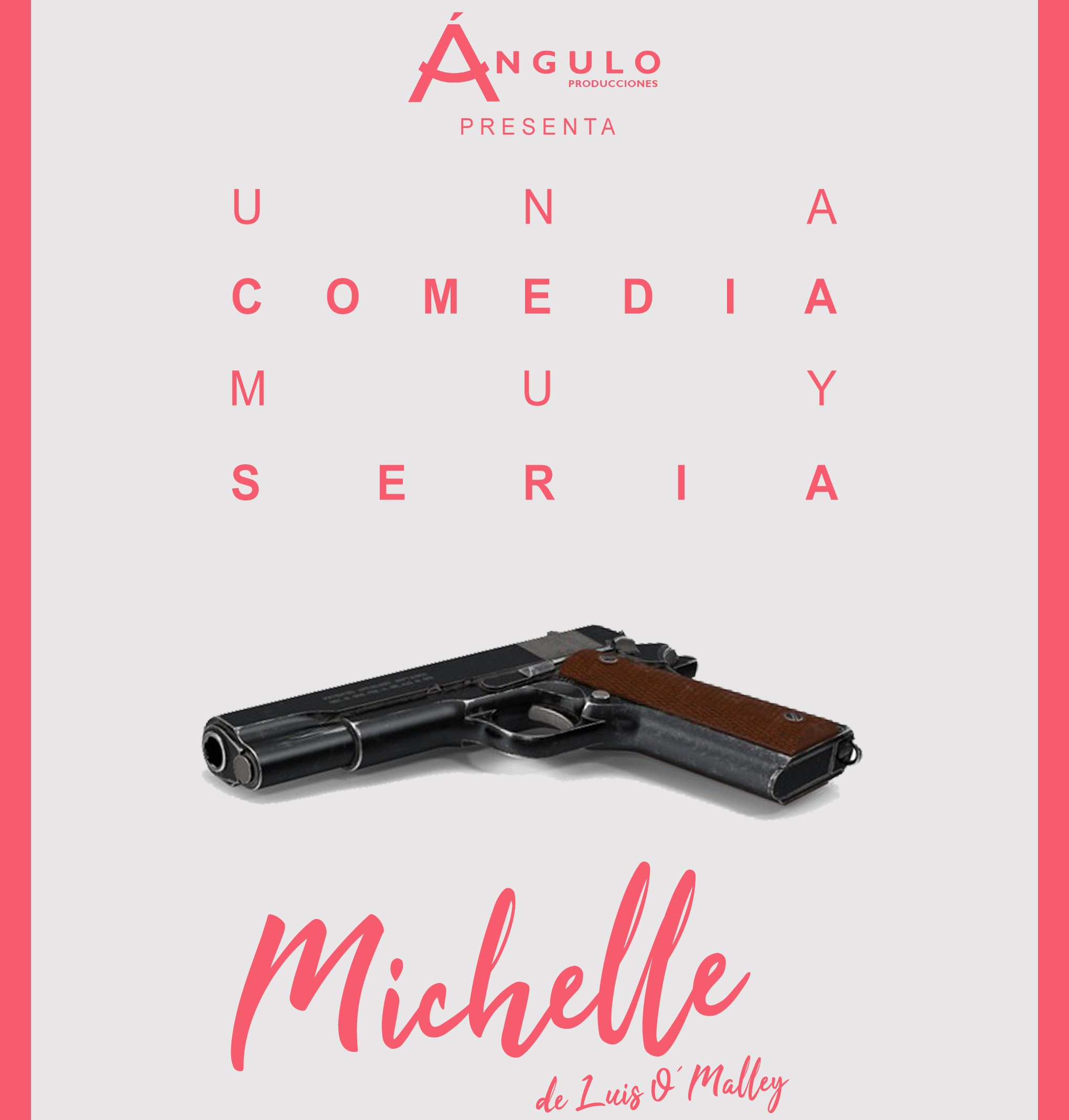 Cartel de la producción teatral "Michelle"