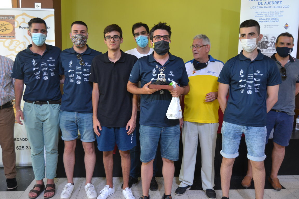 El Lanzaloe, campeón de la Liga Canaria de Ajedrez  