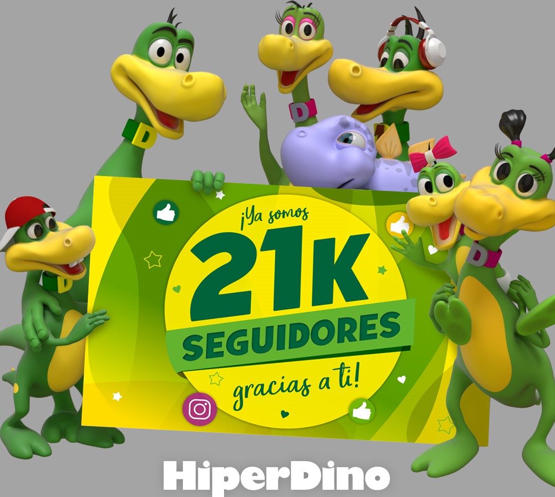 HiperDino 21K en Instagram