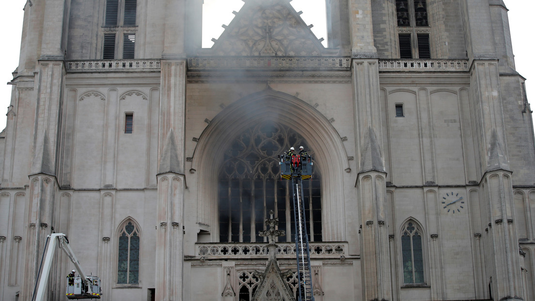 Incendio en la Catedral de Nantes