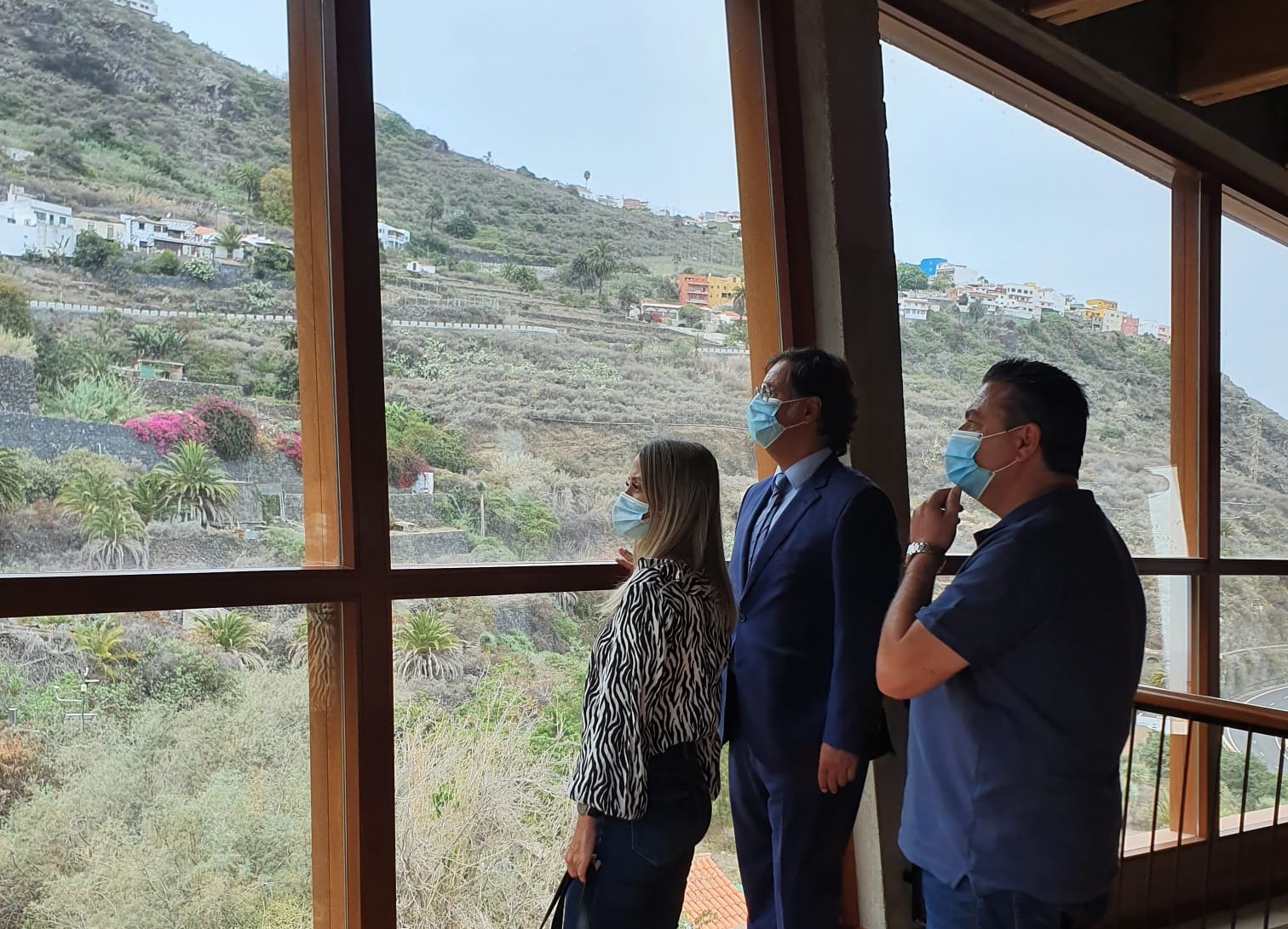 Teresa Berástegui visita Icod de los Vinos. Tenerife