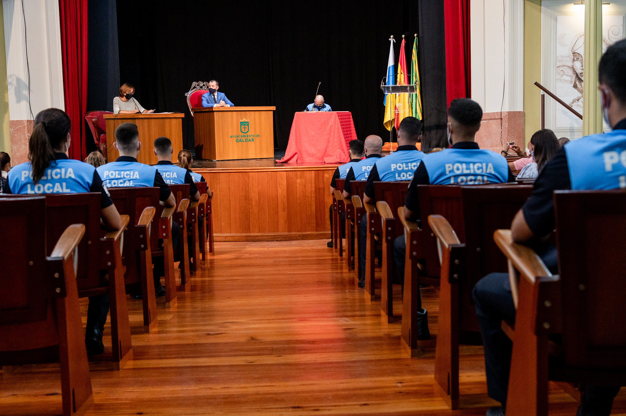 Incorporación de 12 nuevos agentes a la Policía Local de Gáldar. Gran Canaria