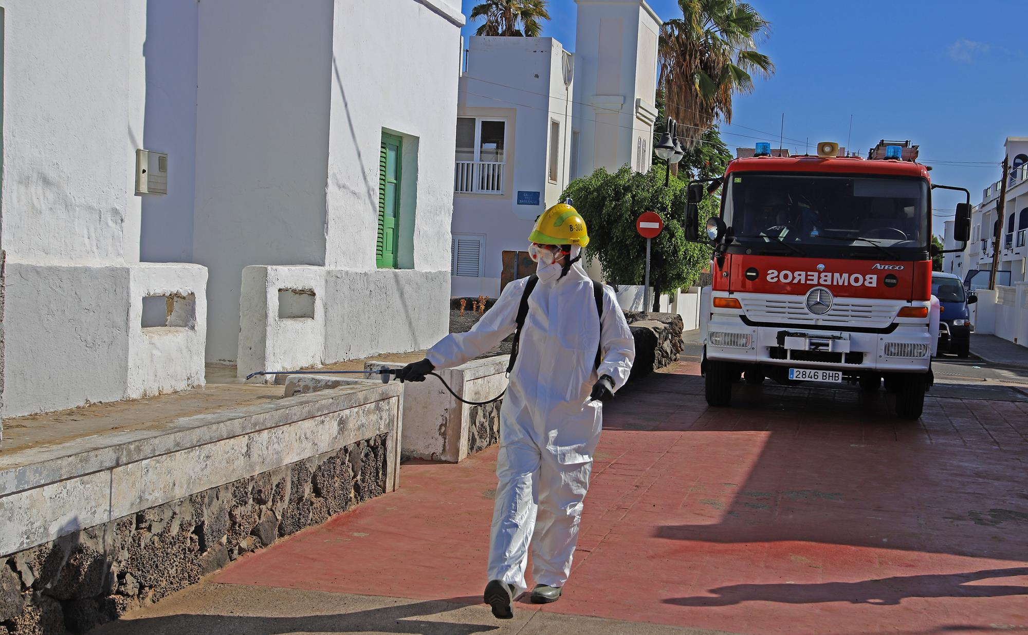 Limpieza y desinfección para prevenir la Covid-19. Lanzarote
