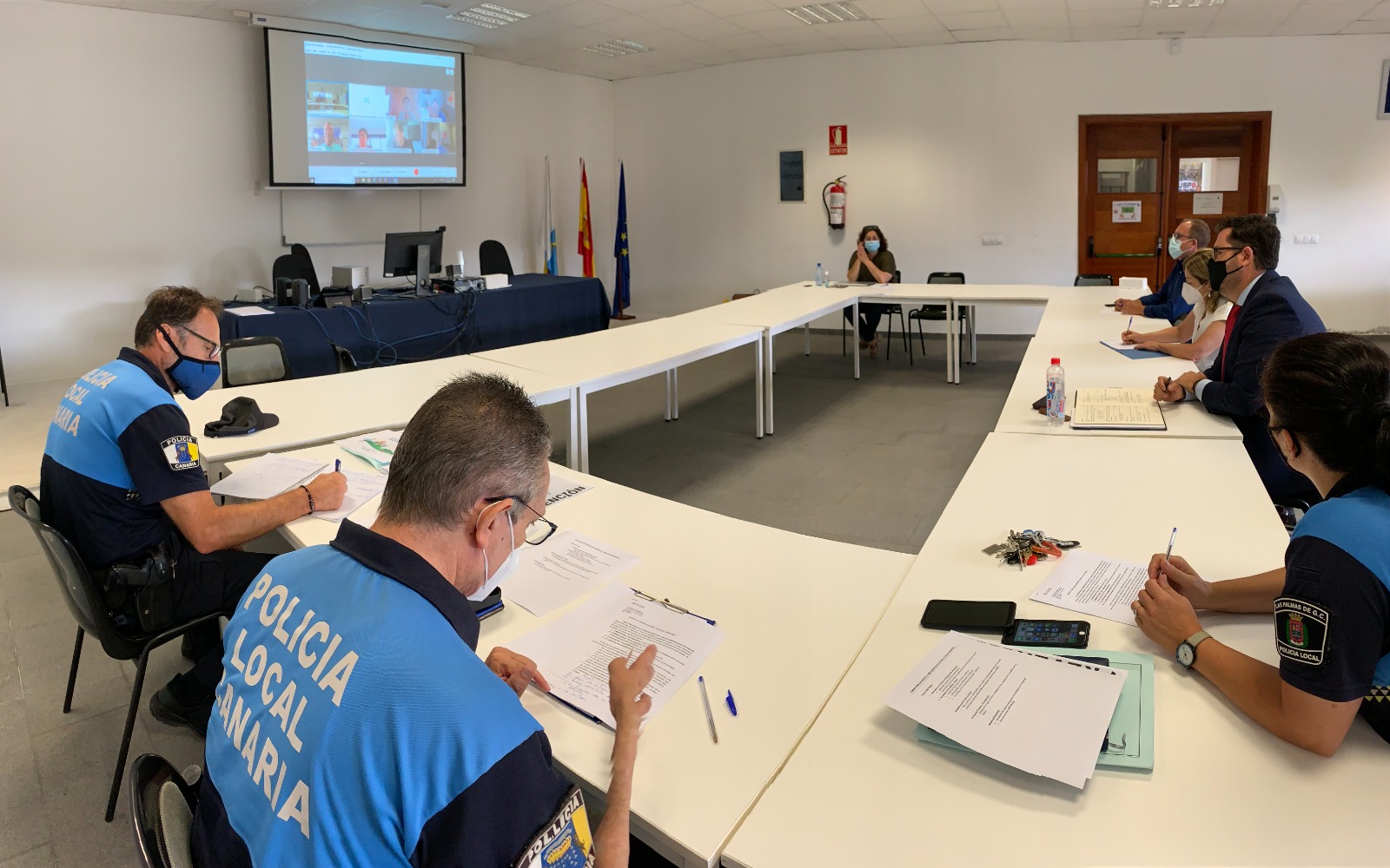 Reunión de coordinación de la vuelta al colegio en Las Palmas de Gran Canaria