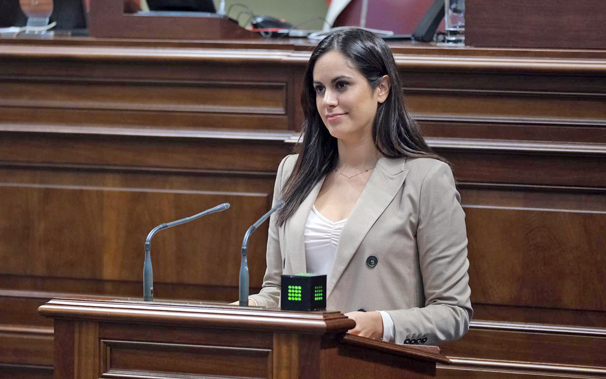 Vidina Espino, portavoz Cs en el Parlamento de Canarias