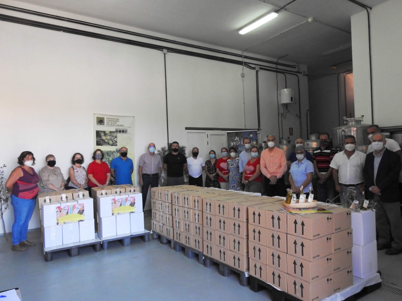 La almazara de Agüimes dona una parte de su producción a organizaciones benéficas / CanariasNoticias.es