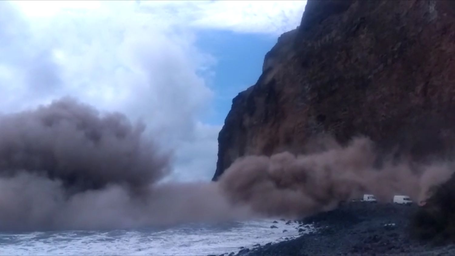 Derrumbe en La Gomera. CanariasNoticias.es