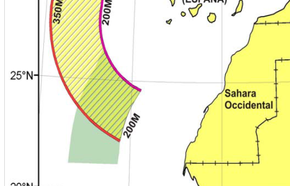 Plataforma continental y Canarias