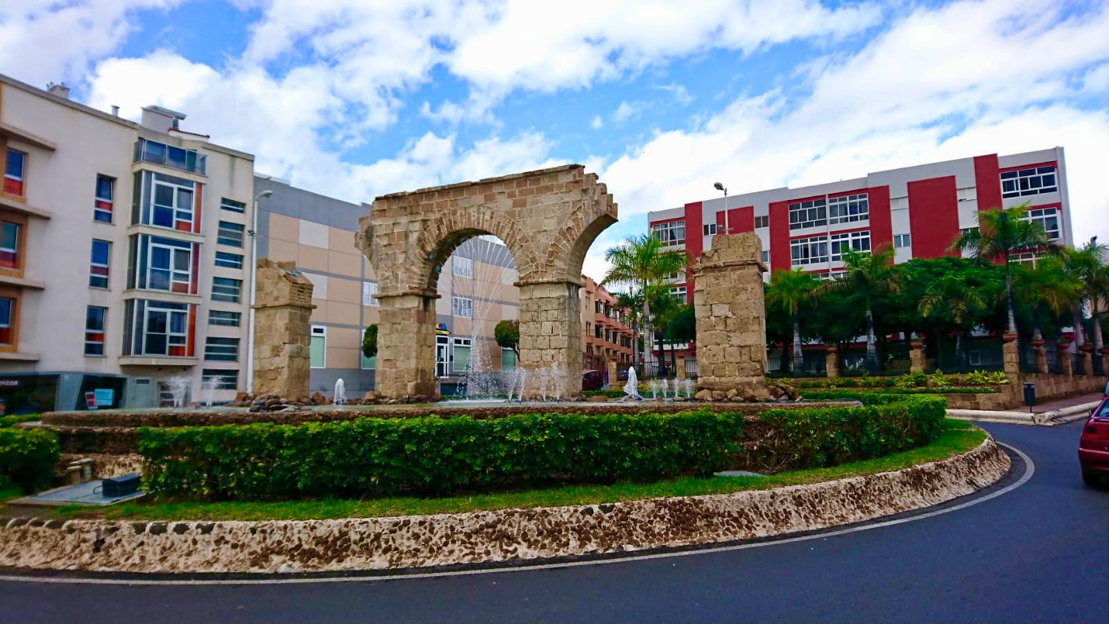 Fuente del Acueducto en Telde. Gran Canaria