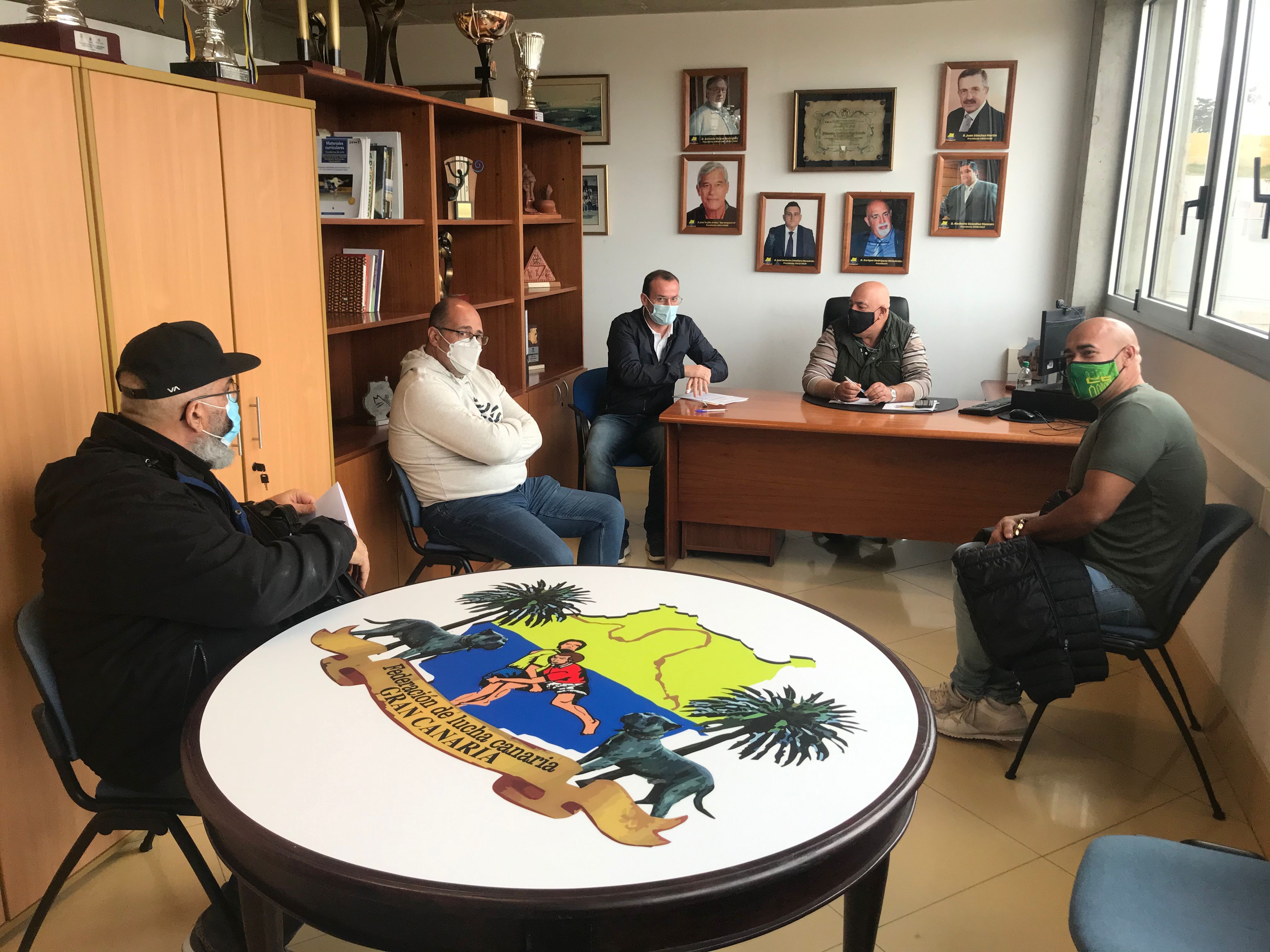 Reuniones de la Federación Insular de Lucha Canaria de Gran Canaria con los clubes / CanariasNoticias.es