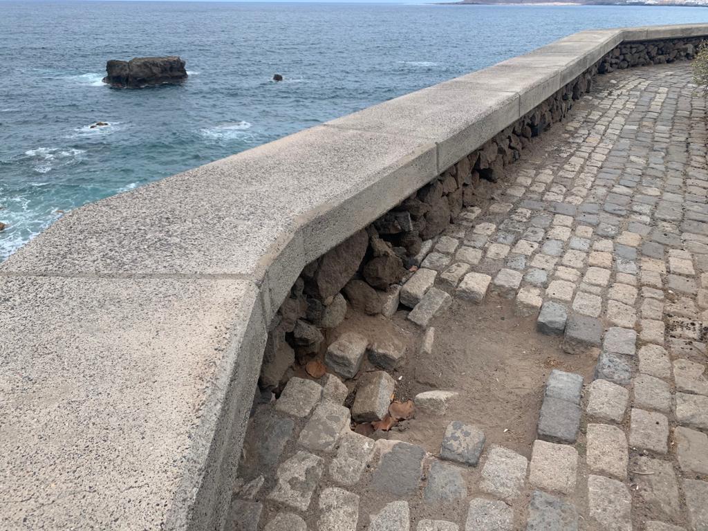 Estado del Paseo del Atlante en Las Palmas de Gran Canaria / CanariasNoticias.es