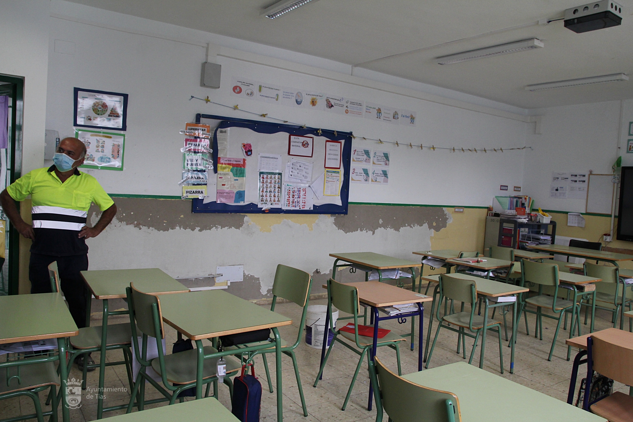 Puesta a punto de los colegios de Tías (Lanzarote) / CanariasNoticias.es