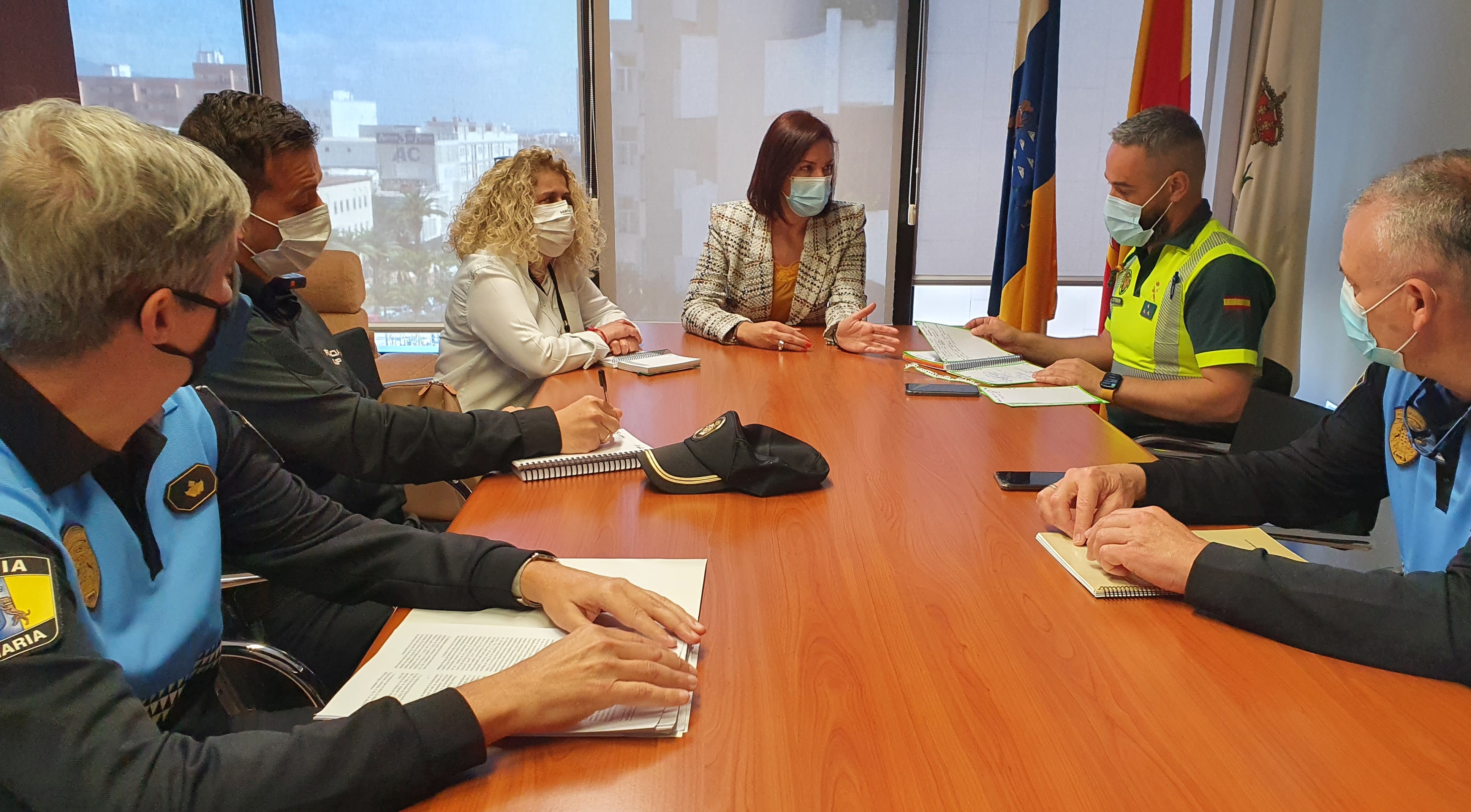 Reunión de seguridad del distrito Anaga de Santa Cruz de Tenerife / CanariasNoticias.es