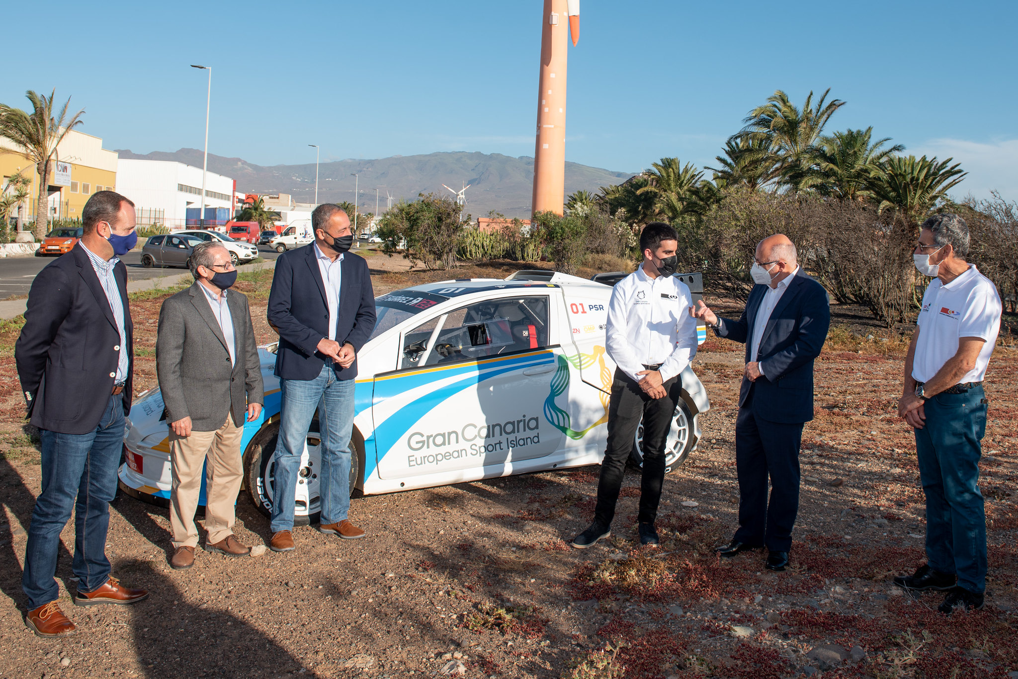 Presentación mundial en Gran Canaria del primer coche de rallycross 100% eléctrico / CanriasNoticias.es
