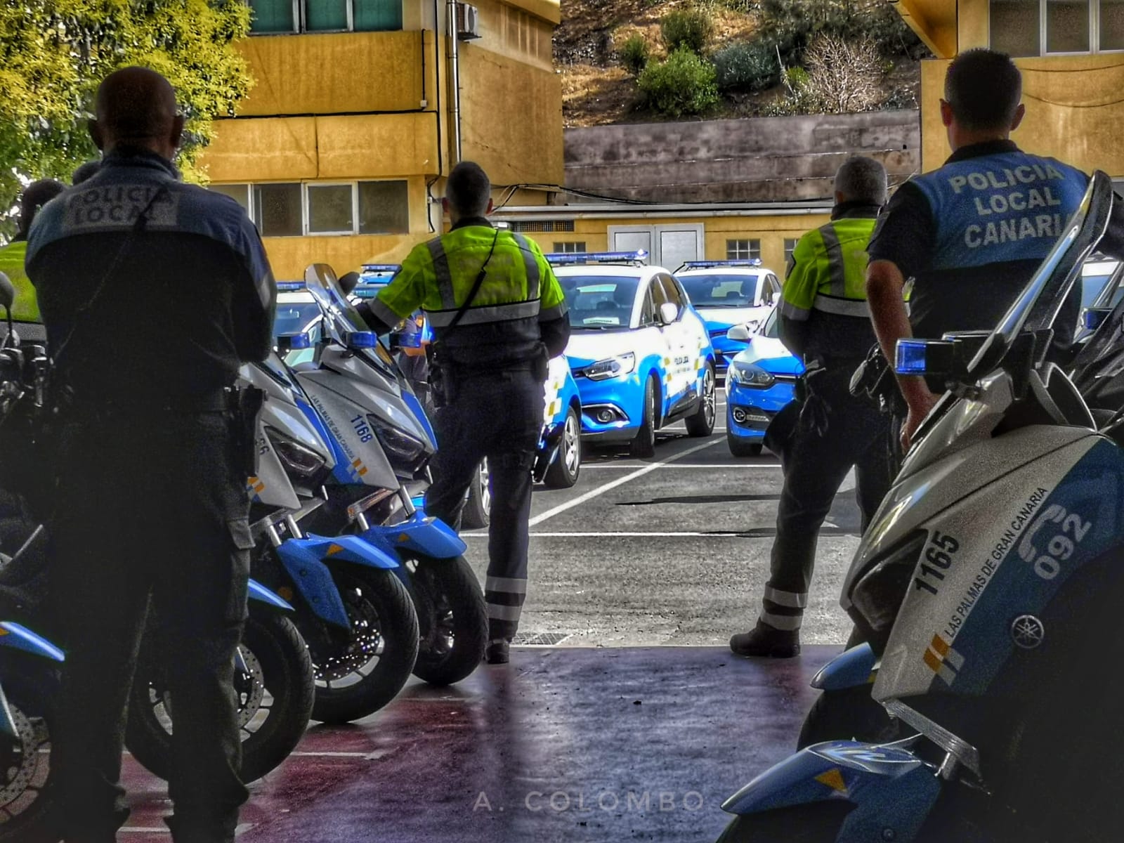 Policías locales de Las Palmas de Gran Canaria