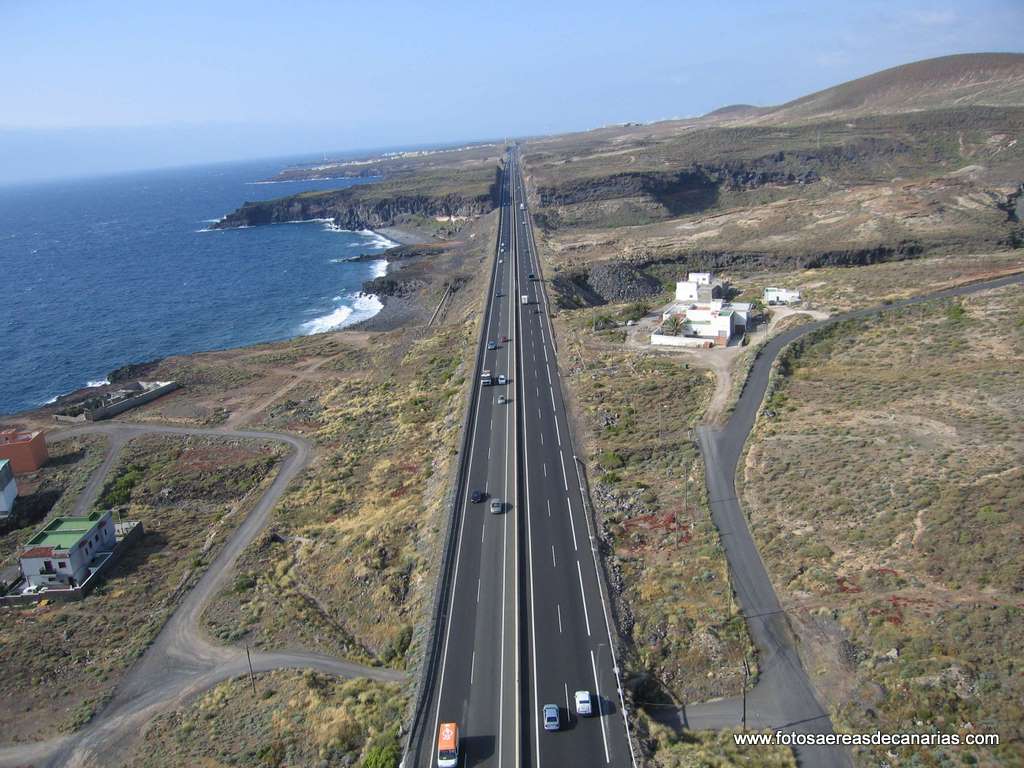 Carretera de Tenerife Sur/ canariasnoticias