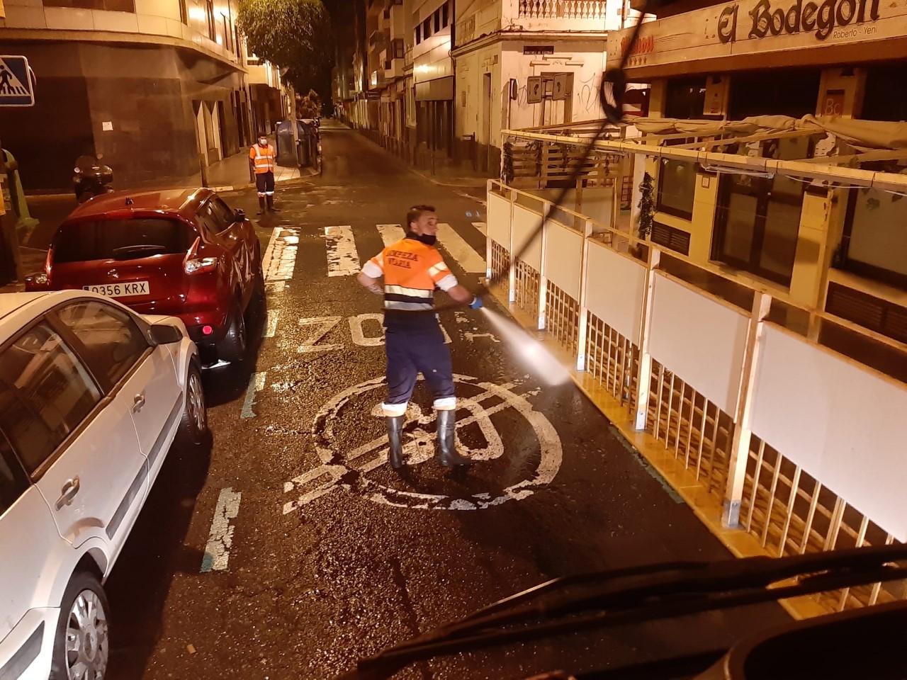 Limpieza. Noche de San Juan. Las Palmas de Gran Canaria/ canariasnoticias