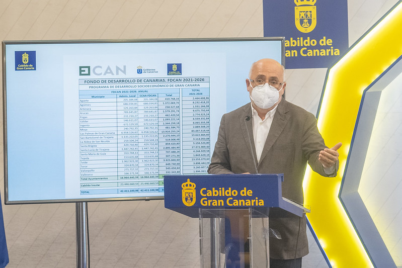 Se invertirán en Gran Canaria 508 millones del FDCAN en el periodo 2021-2026 / CanariasNoticias.es