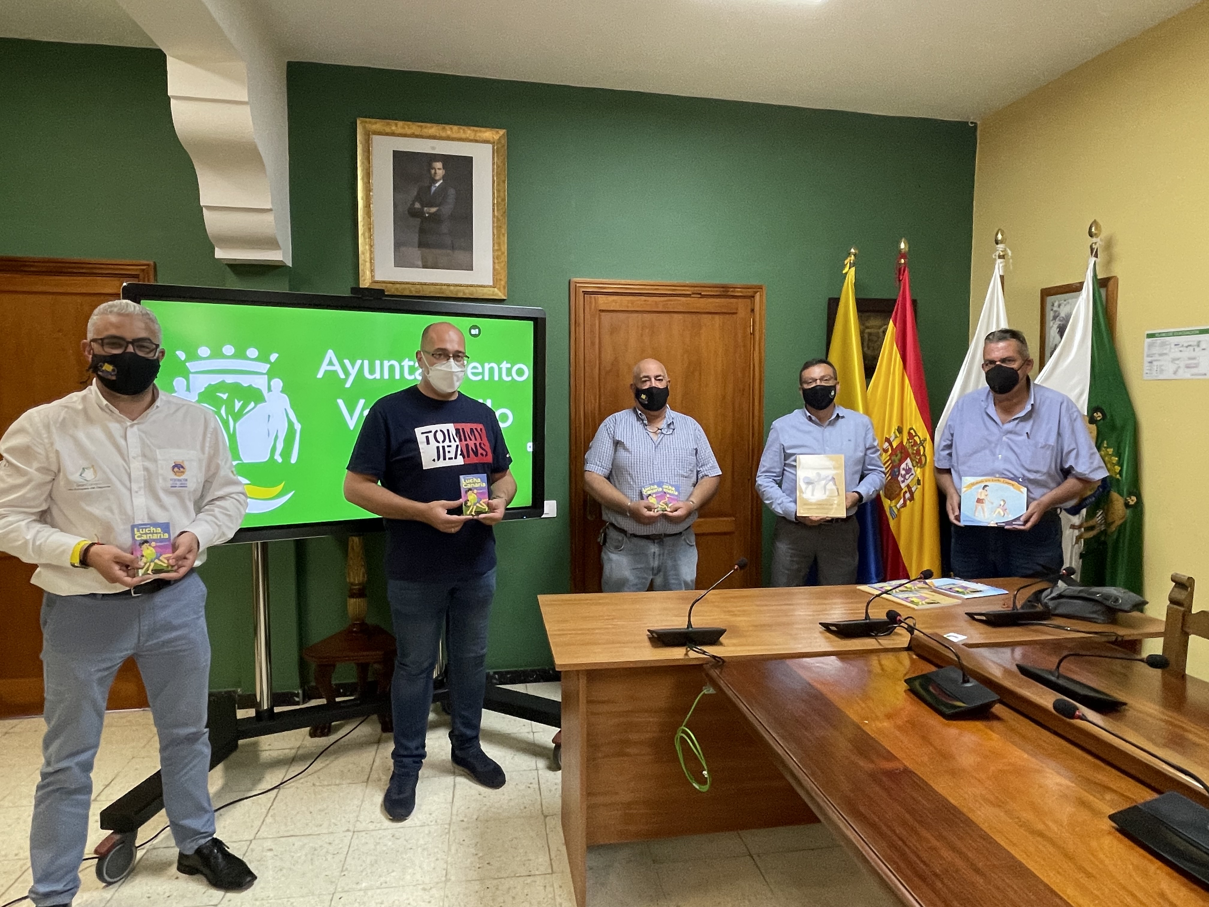 El Ayuntamiento de Valsequillo recibe a la Federación de Lucha de Gran Canaria / CanariasNoticias.es