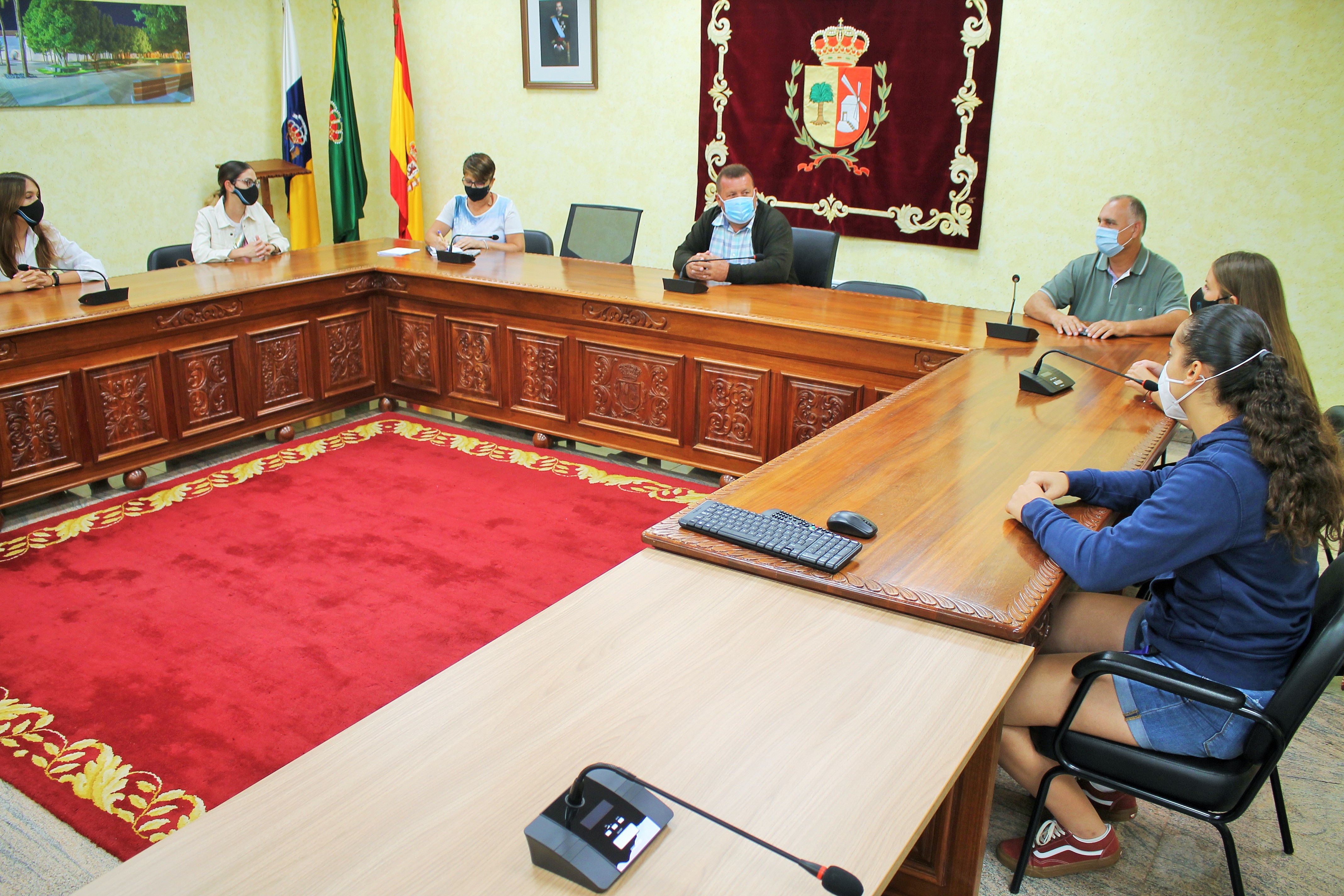 Antigua da la bienvenida a los estudiantes en prácticas en el Ayuntamiento / CanariasNoticias.es