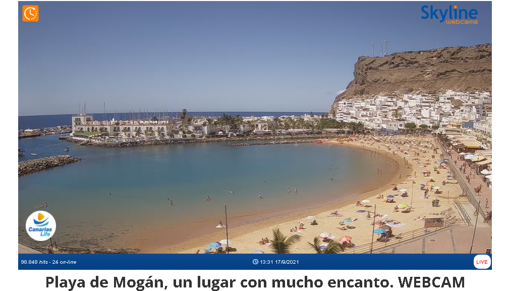 Mogán instala en varias playas webcams