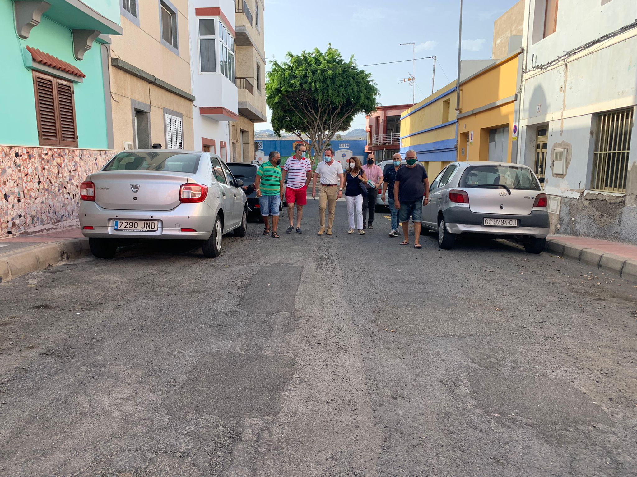 La alcaldesa de Telde visita barrio de El Ejido / CanariaNoticias.es