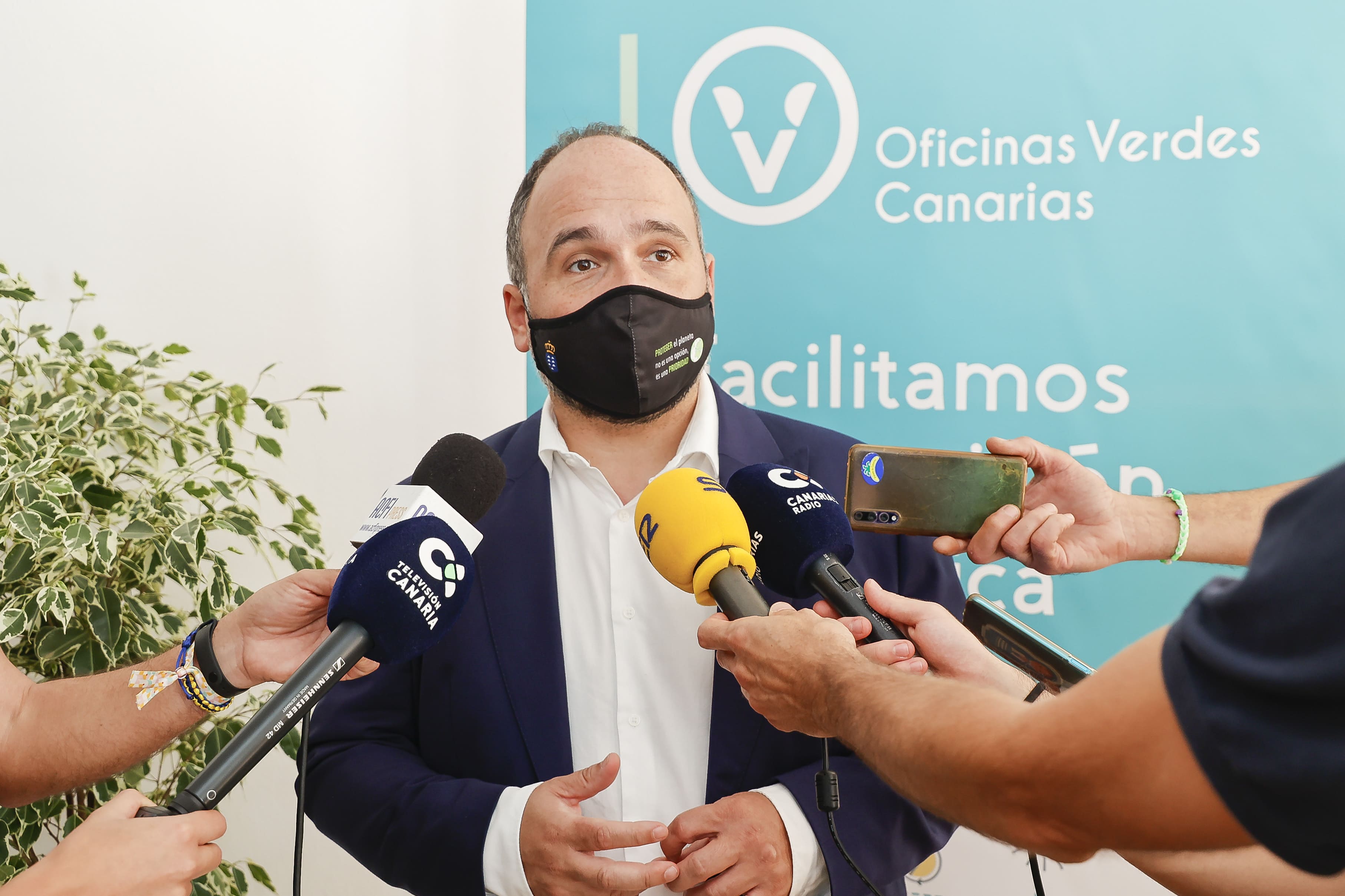 José Antonio Valbuena en la presentación de las Oficinas Verdes en Gran Canaria / CanariasNoticias.es
