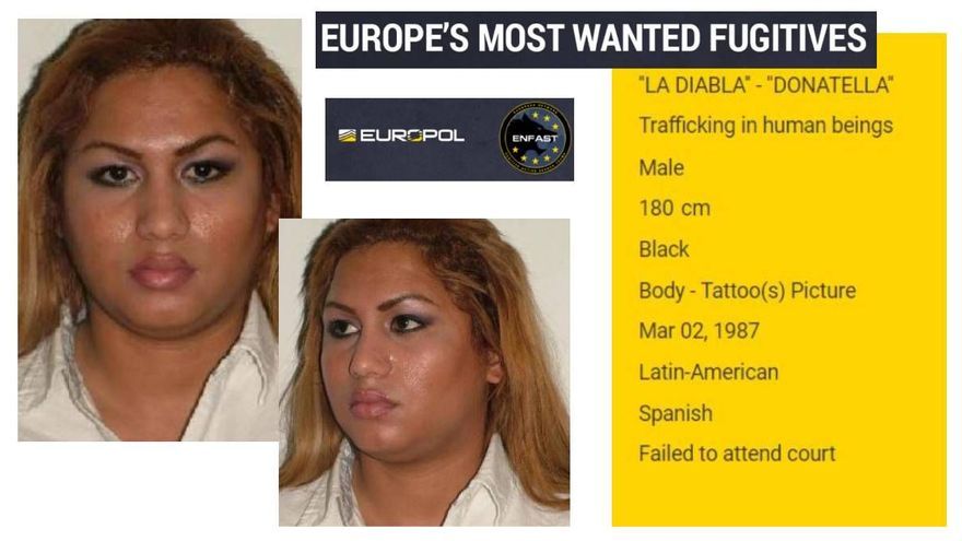 “La Diabla”, uno de los tres fugitivos más buscados de España 