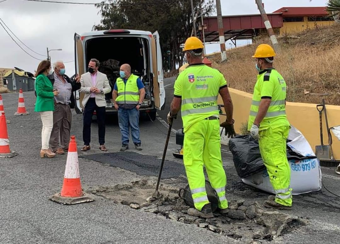 Telde rebachea 1.862 socavones en los seis distritos / CanariasNoticias.es