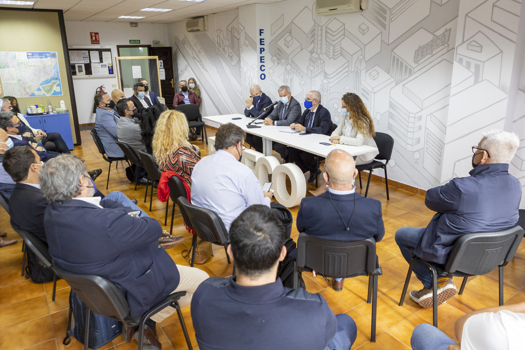 Reunión de FEPECO con el consejero de Obras Públicas / CanariasNoticias.es 