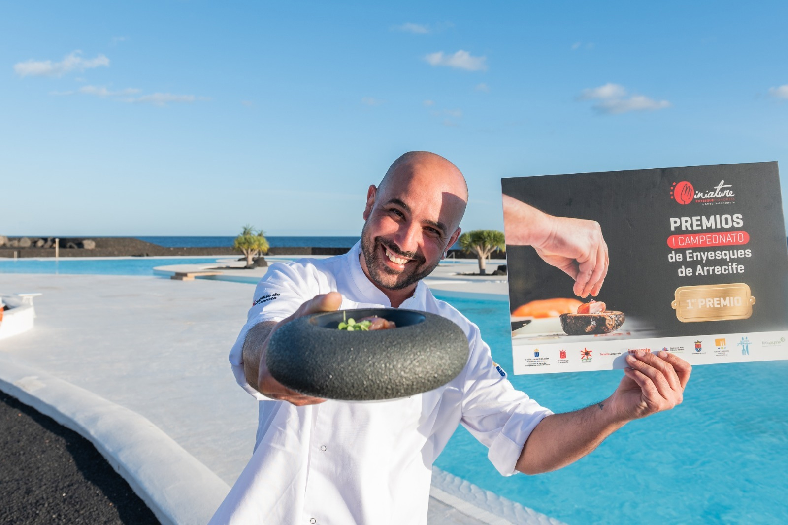 Yeray Gil de Primario Gastrobar, campeón de Enyesques de Lanzarote / CanariasNoticias.es