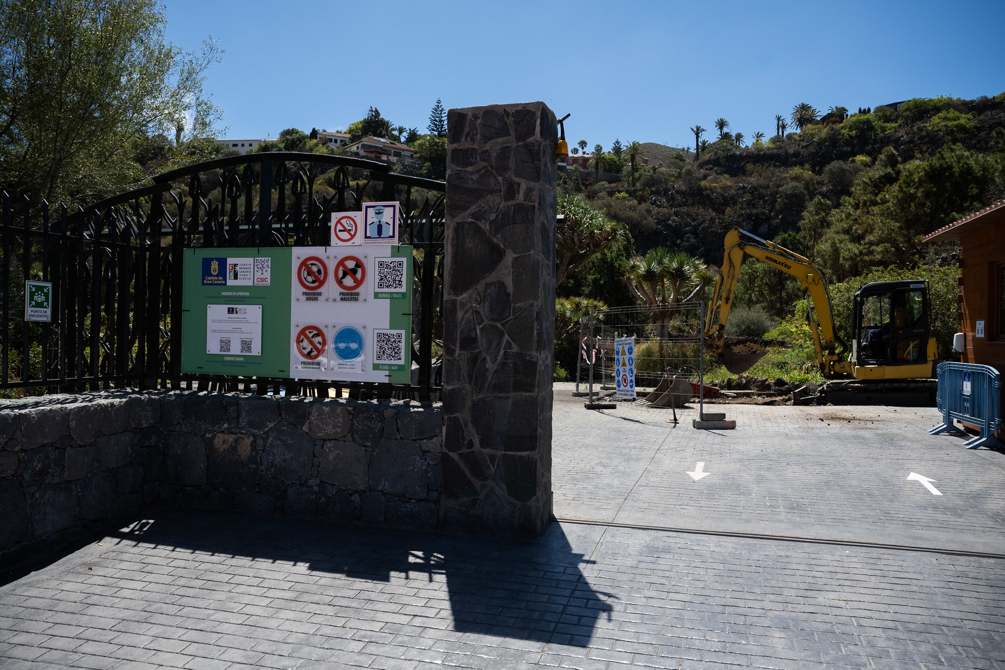 Obras de mejora y rehabilitación del Jardín Botánico Canario / CanariasNoticias.es