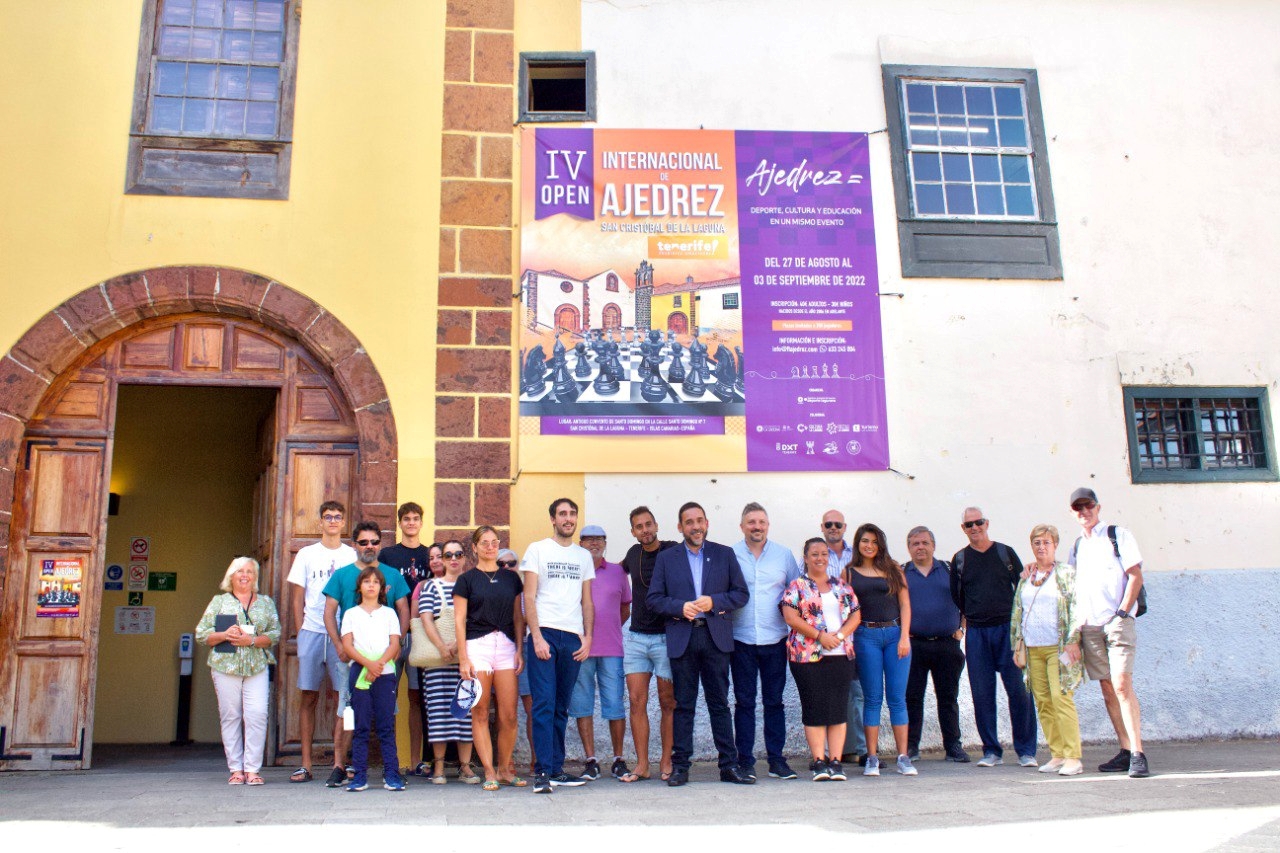 Ajedrecistas internacionales conocen La Laguna en una ruta guiada / CanariasNoticias.es