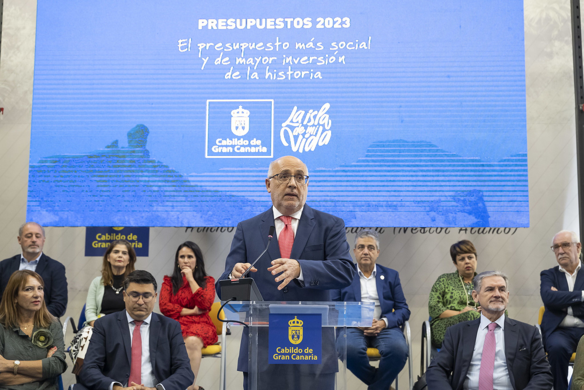 Presentación de los Presupuestos 2023 del Cabildo de Gran Canaria / CanariasNoticias.es