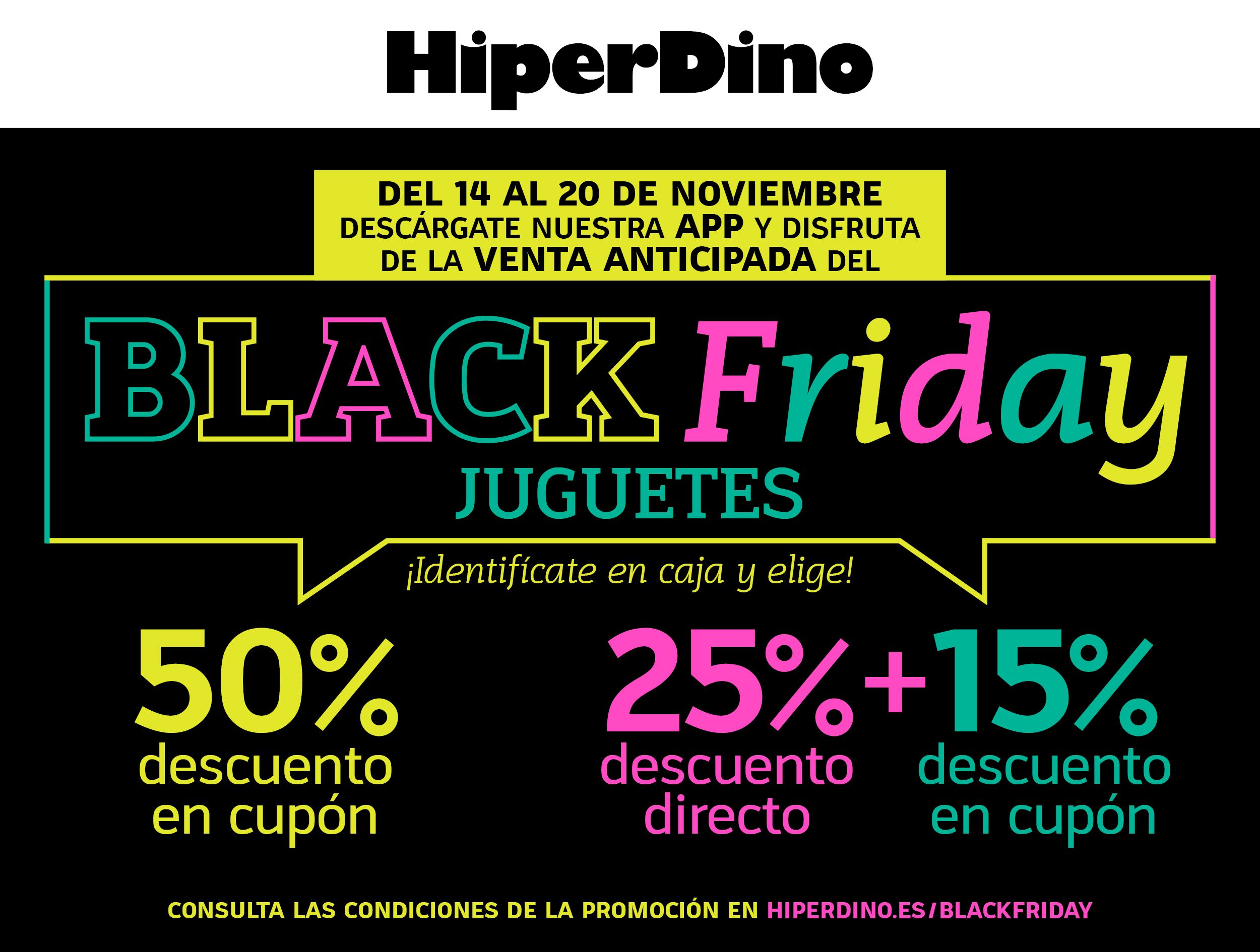 HiperDino celebra el Black Friday con descuentos del 50% en juguetes