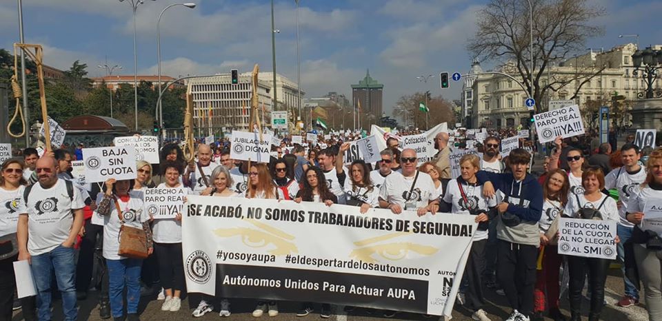 Manifestación de autónomos 