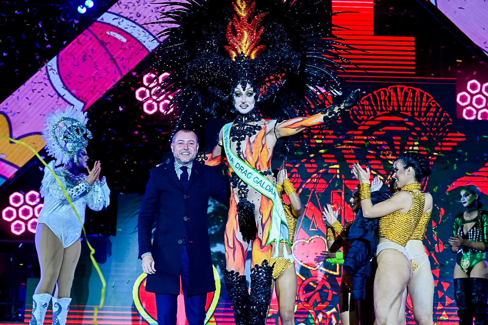Drag Kiowa se corona Drag Queen del Carnaval de Gáldar / CanariasNoticias.es