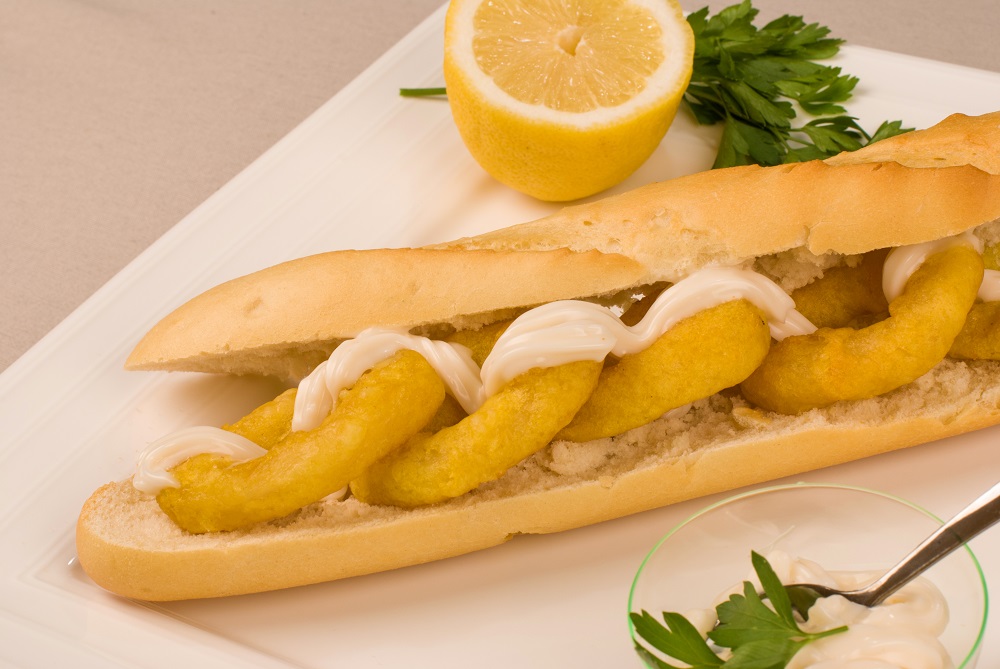 Bocadillo de calamares 