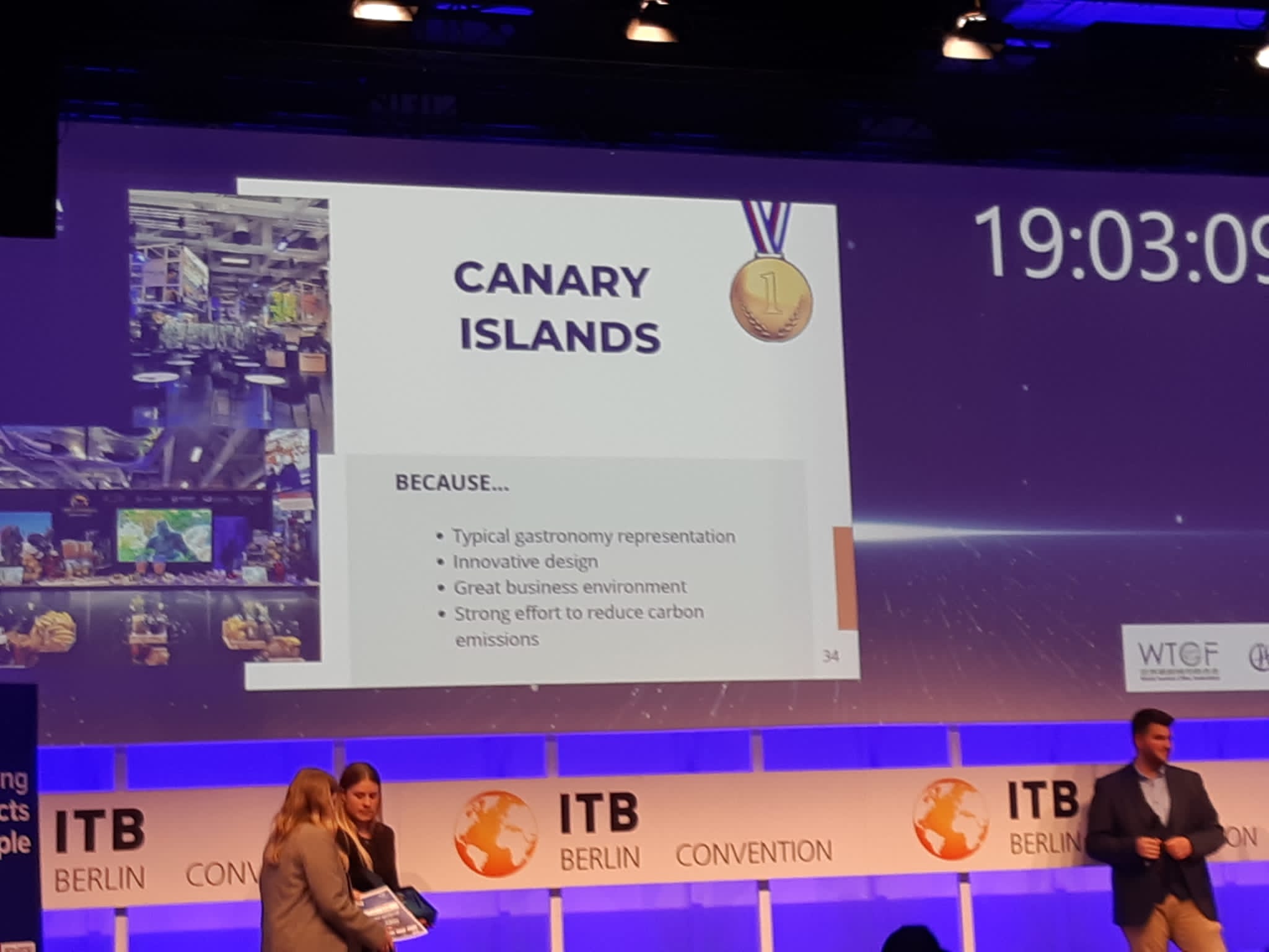 Islas Canarias recibe el premio al mejor stand europeo en la ITB Berlín/ canariasnoticias.es